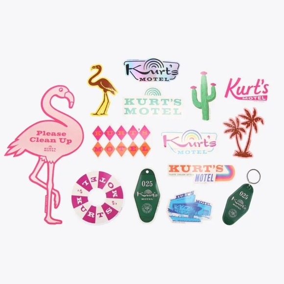 Kurt Geiger Keychain & Stickers Set - Picture 7 of 10